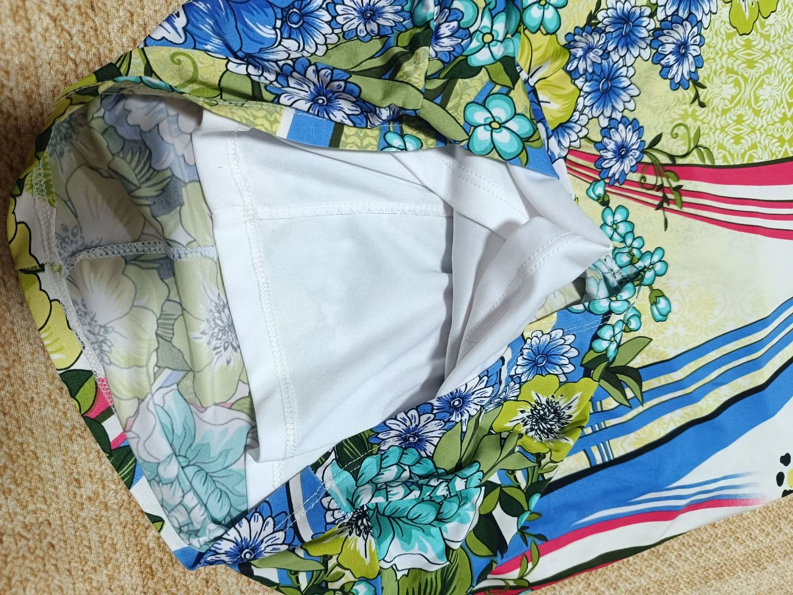 Printed chiffon sleeved dress – photo 9